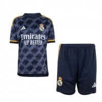 Fotballdrakt Barn Real Madrid Bortedraktsett 2023-24 Kortermet (+ Korte bukser)